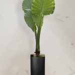بابا آدم جاینت + گلدان فایبر گلاس استوانه ای (*)