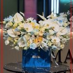 گلفروشی نزدیک پیتزا بهارستان