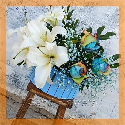 گلفروشی نزدیک پارچه سرای فردوس