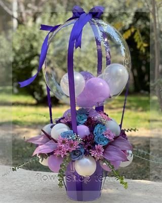 باکس گل برای نوزاد دختر لوکس برای جشن‌های خاص و مهم زندگی