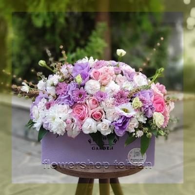 سفارش باکس گل قلبی با ارسال سریع و بسته‌بندی شیک