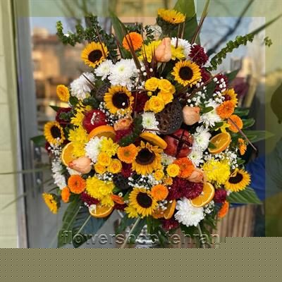 ترکیب جذاب خشک کردن سبد گل طبیعی برای هدیه، دکور یا میز پذیرش