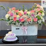 گلفروشی نزدیک نمایشگاه شیرینی و شکلات