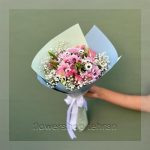 با عکس دسته گل برای عرض تسلیت از دور هم می‌توانی همراه خانواده متوفی باشی