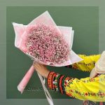 دسته گل خواستگاری با پول با ترکیب رنگ جذاب و ماندگار