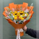 ترکیب جذاب دسته گل برای مراسم بله برون برای هدیه، دکور یا میز پذیرش