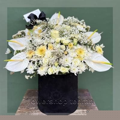 عکس گل فیروزه ای با ترکیب رنگ جذاب و ماندگار
