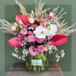 دسته گل خواستگاری ساده و شیک مناسب شرکت‌ها، مطب‌ها و فضاهای اداری
