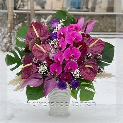 سفارش باکس گل سطلی با ارسال سریع و بسته‌بندی شیک